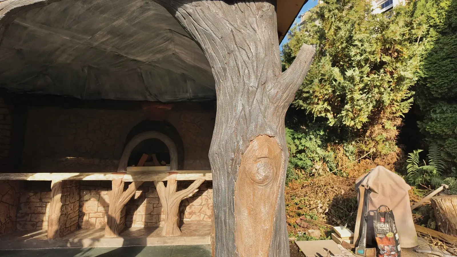 Rindenstruktur im Detail